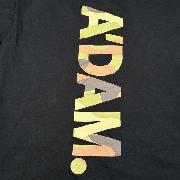 Fox Originals‎ A'DAM. Amsterdam Men's Medium Black Graphic T Shirt Camo Logo - Picture 3 of 8